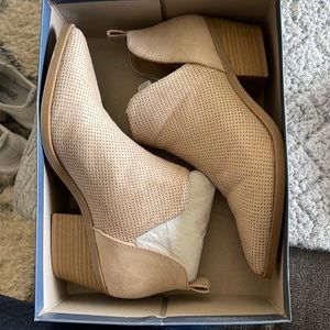 Tan booties